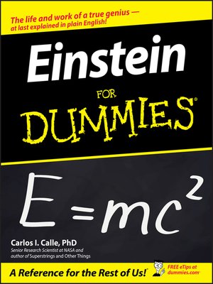 cover image of Einstein For Dummies